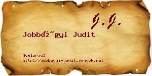 Jobbágyi Judit névjegykártya